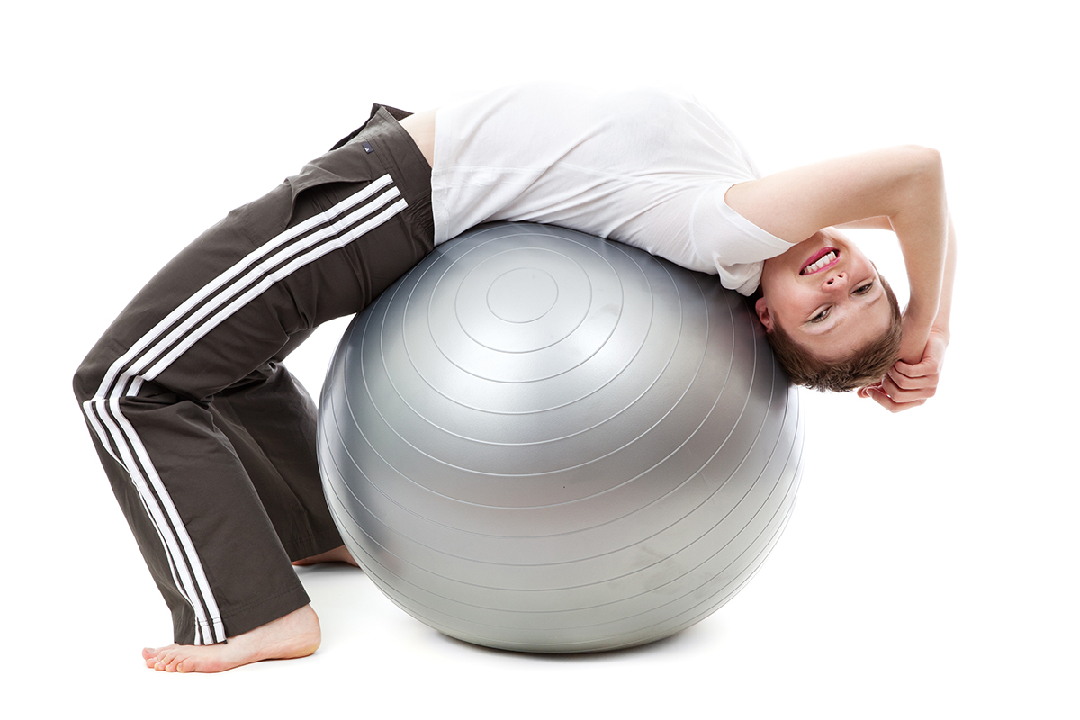 Child on Exercise Ball